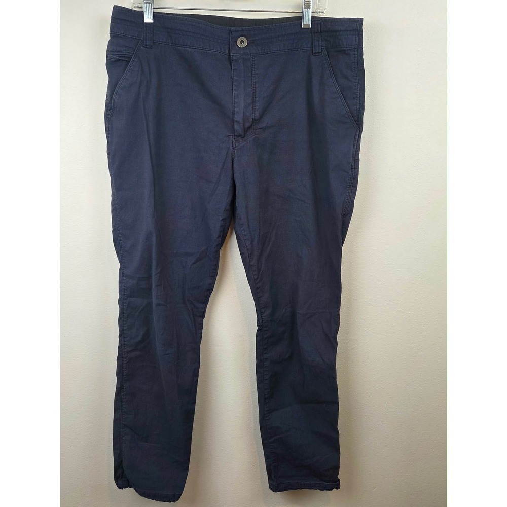 Kuhl Resistor Lite Chino Pants Mens 36x32 Navy Blue Canvas Hiking Work